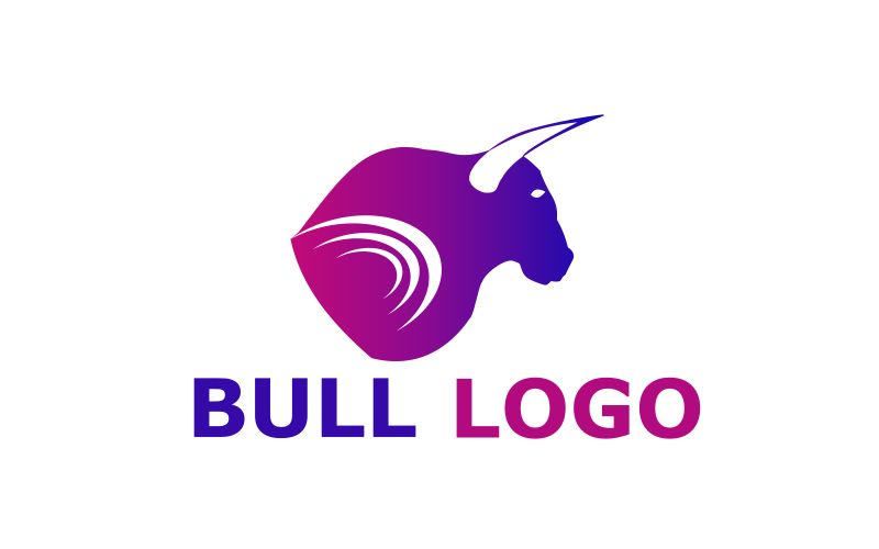 Szablon logo Bull Custom Design 5