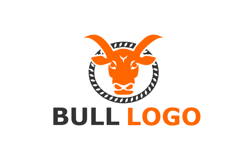 Szablon logo Bull Custom Design 9
