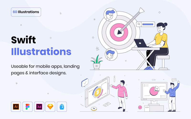 60 Perfect Swift ilustrací