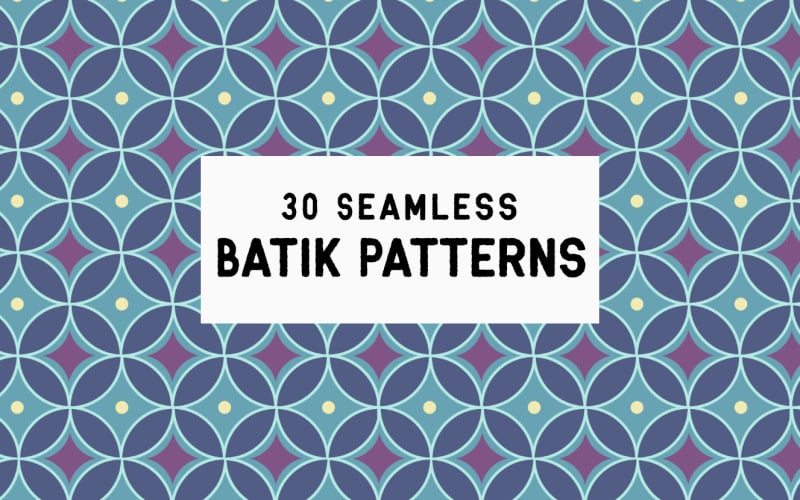 Seamless High-Resolution Javanese Batik Pattern CollectionQ