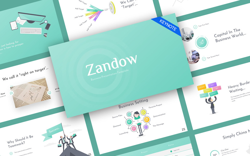 Zandow Business Startup Keynote Template