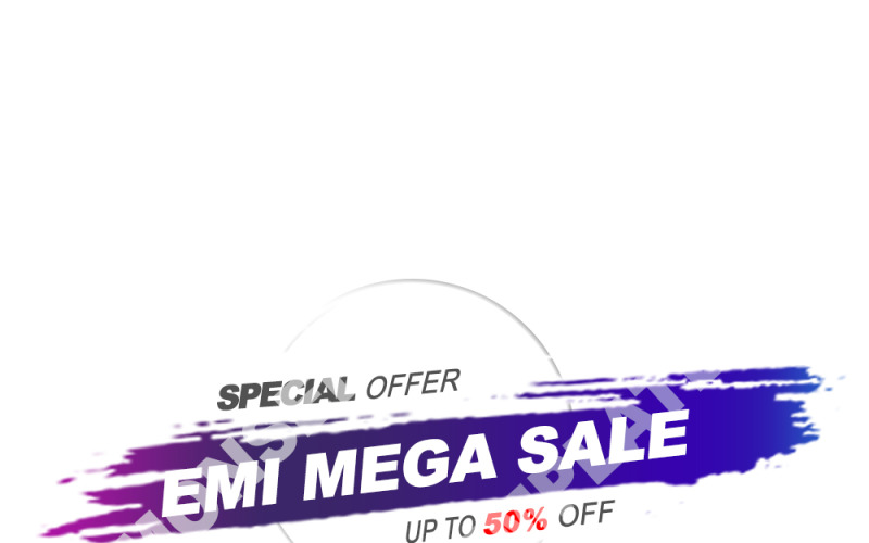 Логотип - Emi Mega Sale 3D Panel PSD шаблони