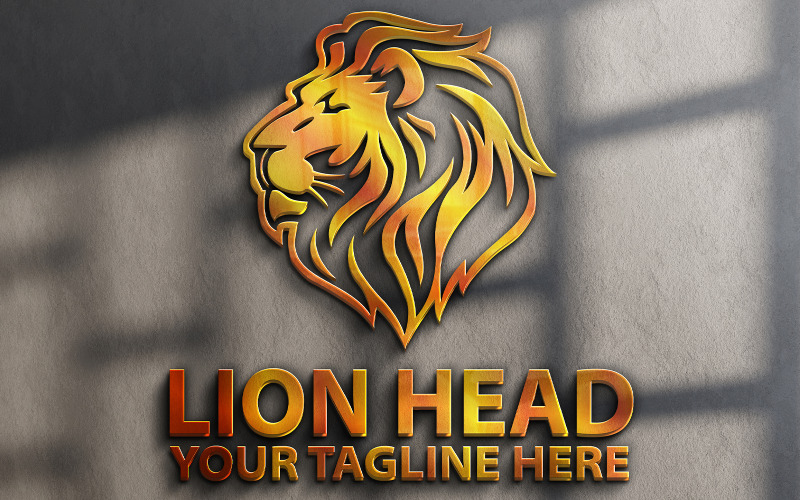 Gold Lion Graphic · Creative Fabrica