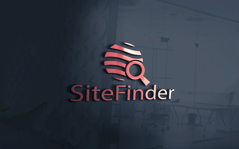 Sitefinder 徽标美观且简约