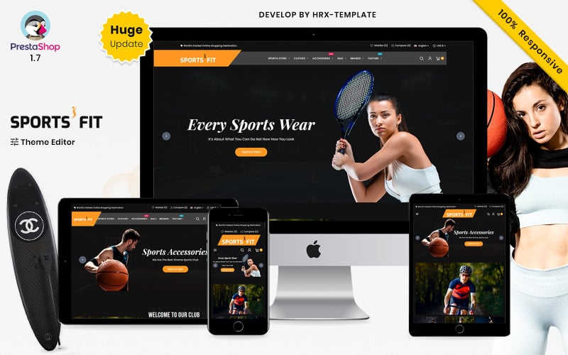 Sports Sportsfit - Sportsfit Gym Prestashop Responsive Theme Store