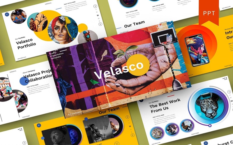 Velasco - 涂鸦的PowerPoint模板