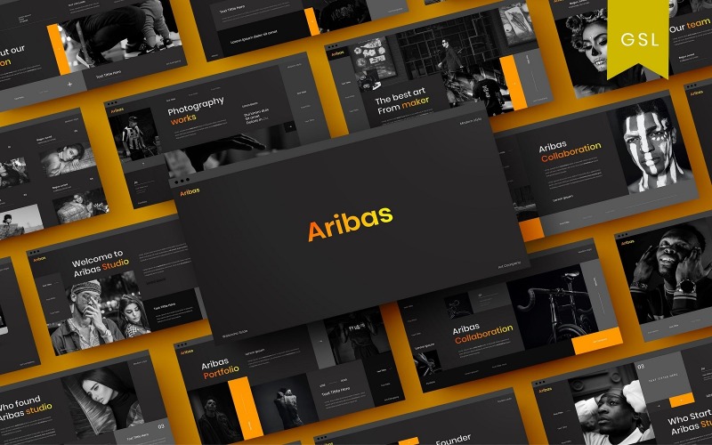 Aribas - 商务 Google 幻灯片模板