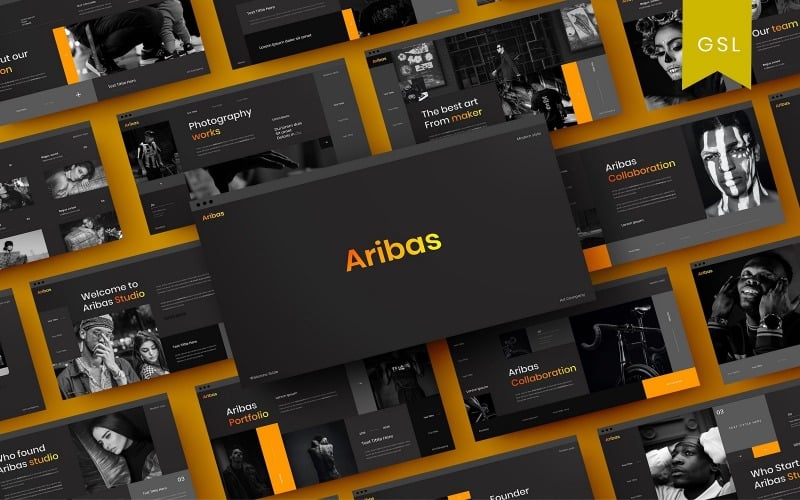 Aribas - Zakelijke Google Slide-sjabloon