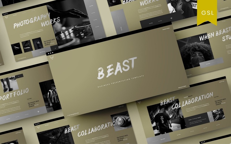 Beast – Obchodní šablona prezentace Google