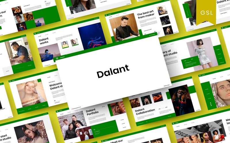 Dalant – obchodní šablona prezentace Google
