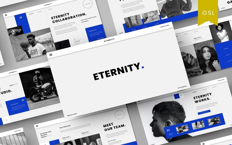 Eternidade - Modelo de slide do Google para negócios