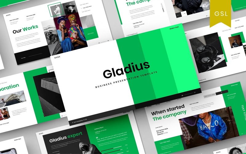 Gladius - Business Google Slide Mall*