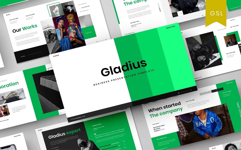 Gladius – Firemní šablona prezentace Google*