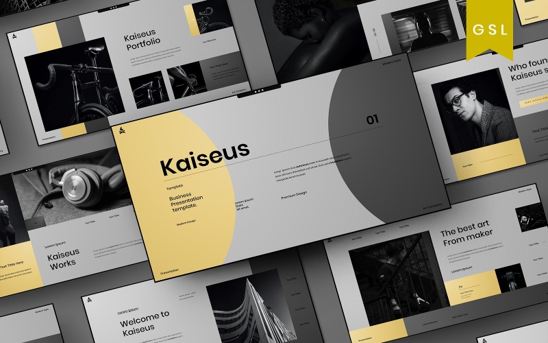 Kaiseus - Modello di diapositiva di Google aziendale