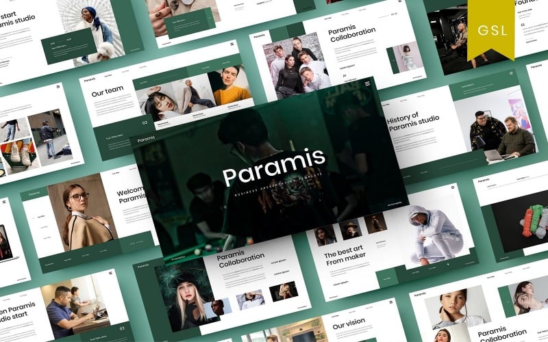 Paramis - Modèle de diapositive Google Business*