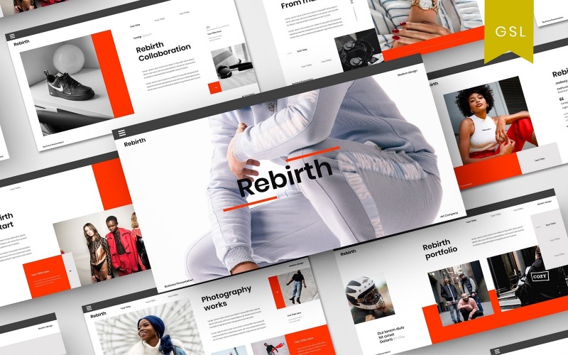 Rebirth – Biznesowy szablon slajdu Google*