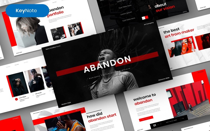 Abandon – Business Keynote Template