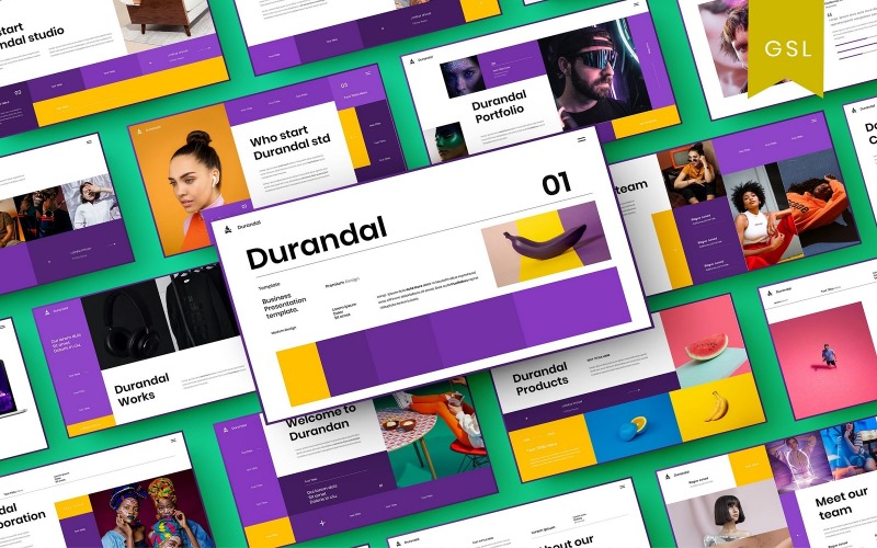Durandal – obchodní šablona prezentace Google