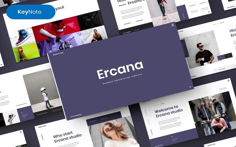 Ercana – 商业主题演讲模板*