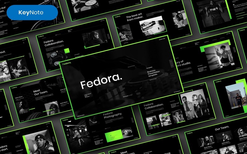 Fedora - Business-Keynote-Vorlage