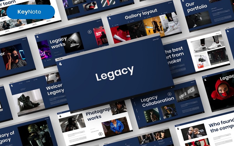 Legacy – Portfolio en fotografie Keynote-sjabloon