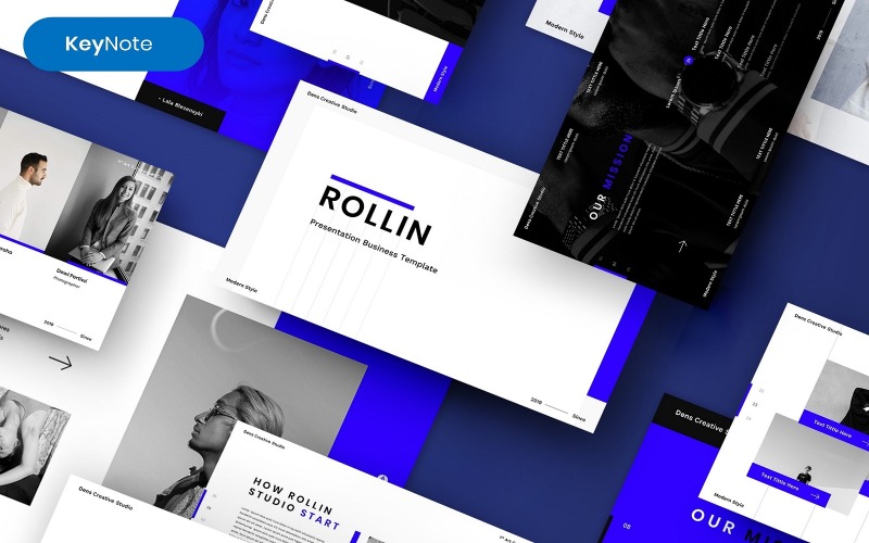 Rollin - Modelo de Keynote de Negócios Criativos