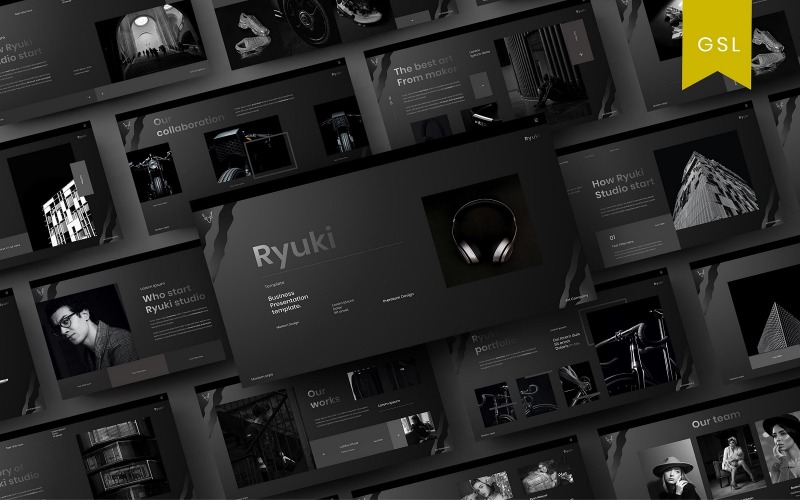 Ryuki - İş Google Slayt Şablonu