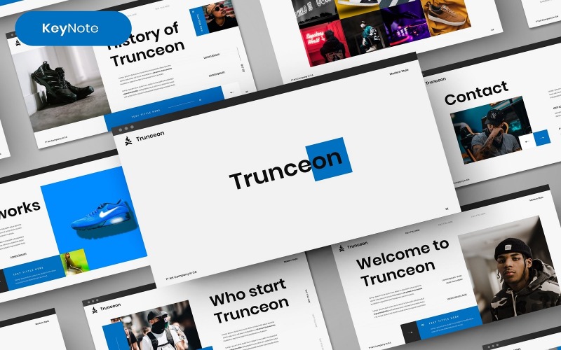 Trunceon — szablon biznesowy Keynote