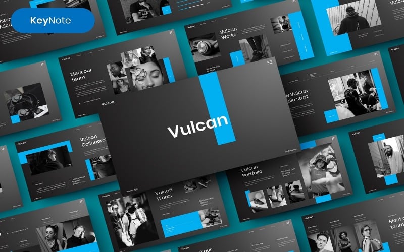 Vulcan — шаблон бизнес-презентации