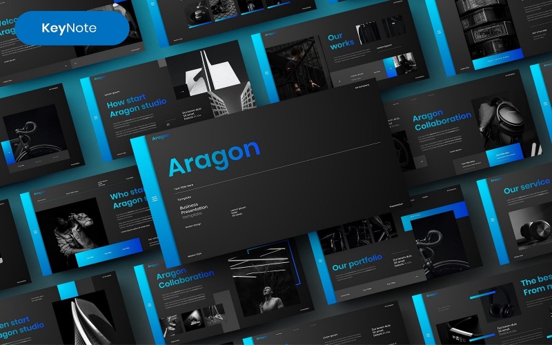 Арагон – шаблон бизнес-презентации