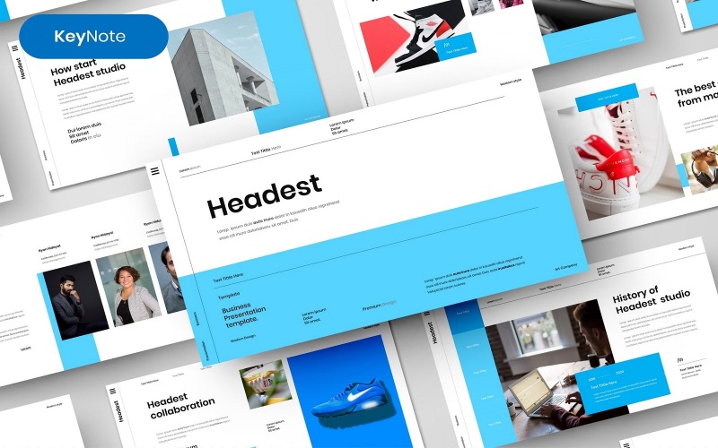 Headest – Шаблон Business Keynote