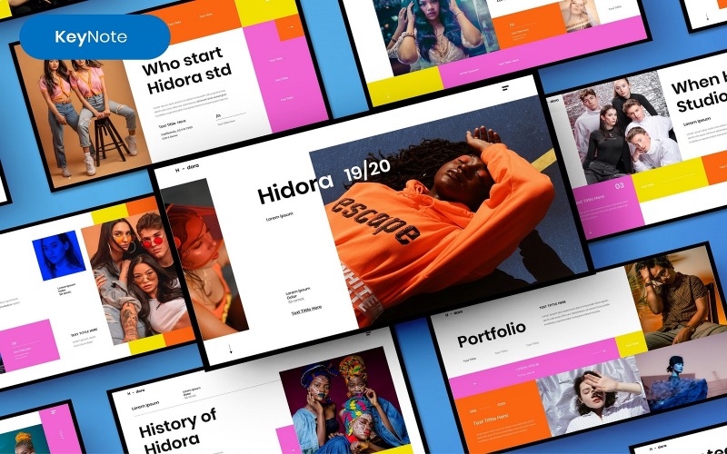 Hidora — Шаблон бизнес-презентации