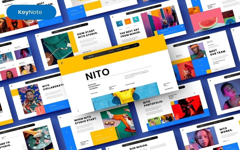 Nito – Zakelijk Keynote-sjabloon
