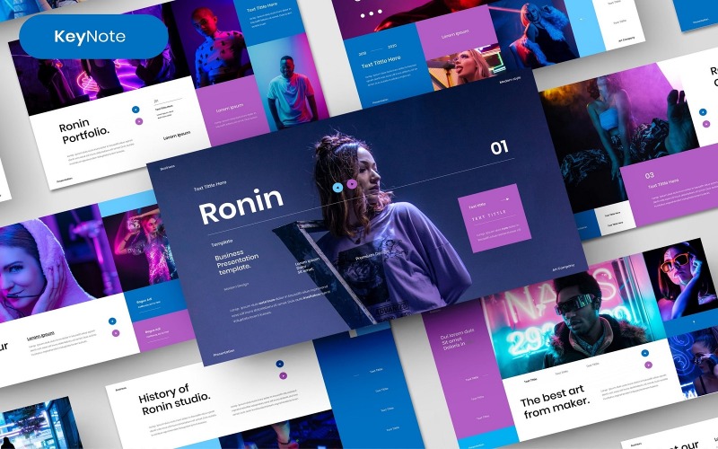 Ronin – šablona Business Keynote