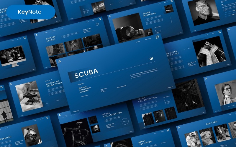 Scuba – Biznes Keynote Szablon