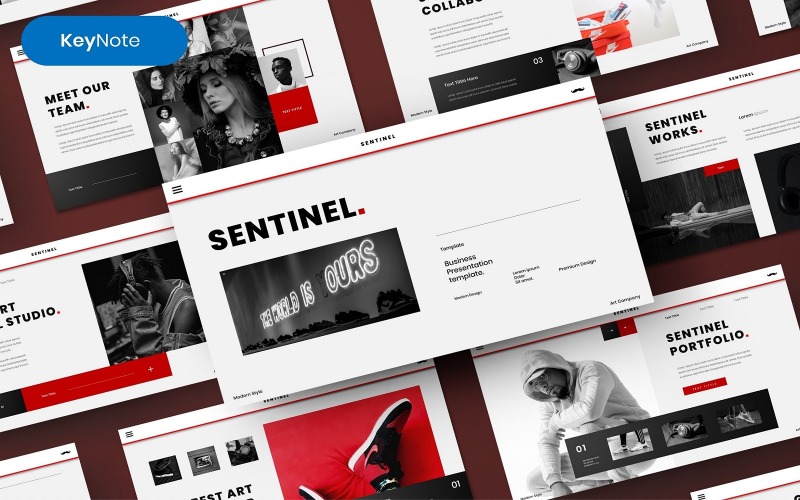 Sentinel – Business-Keynote-Vorlage