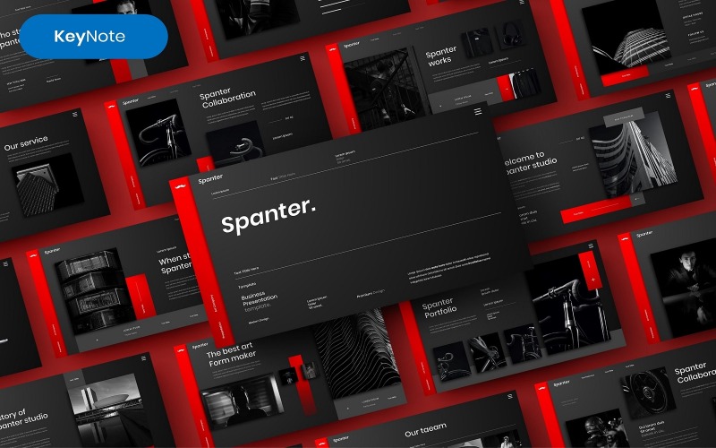 Spanter – šablona Business Keynote