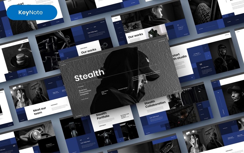Stealth – šablona Business Keynote