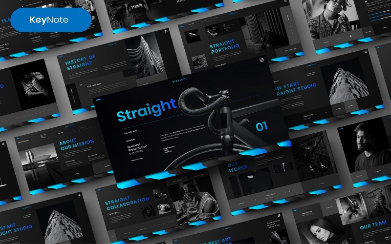 Straight – Business-Keynote-Vorlage
