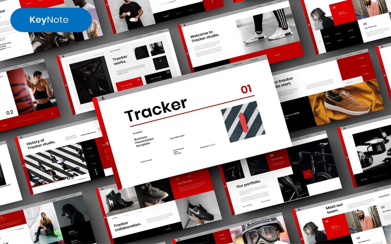 Tracker – 业务主题演讲模板