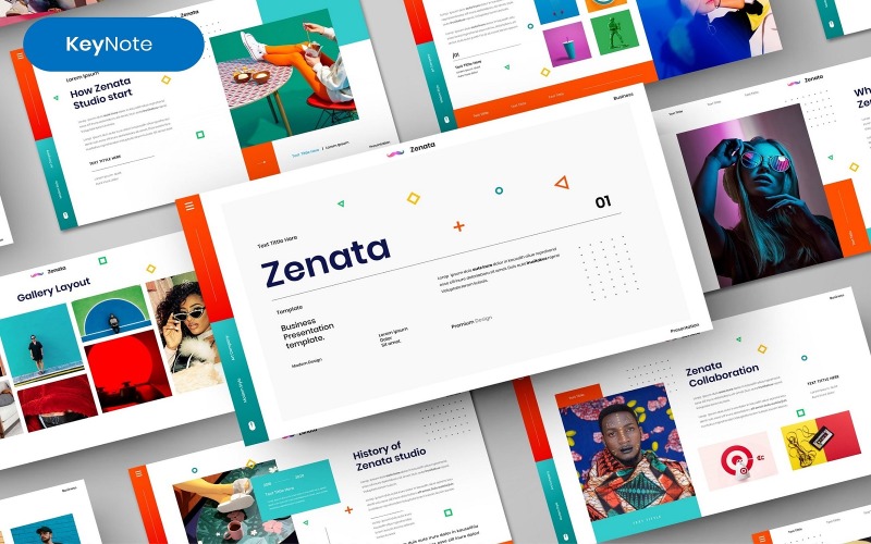 Zenata – Modello di keynote aziendale