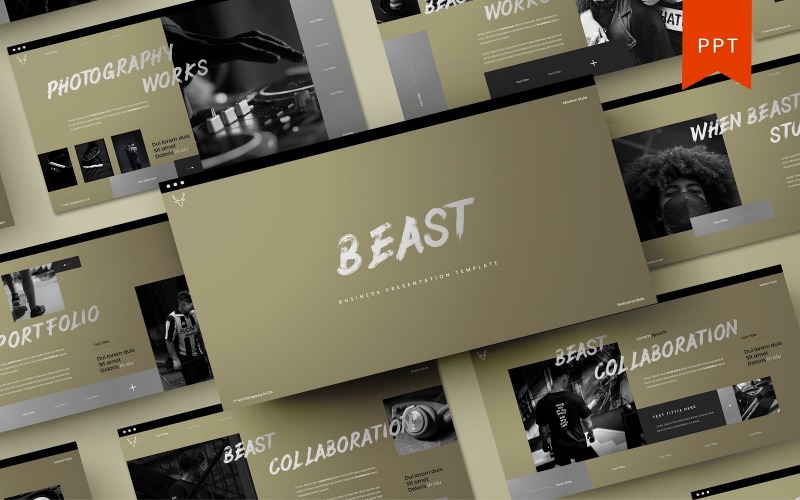 Beast - Business-PowerPoint-Vorlage