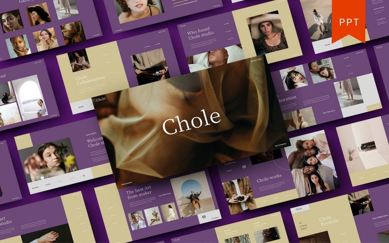 Chole - PowerPoint-mall för företag