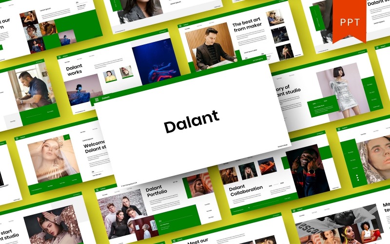 Dalant – Sjablonen PowerPoint presentatie