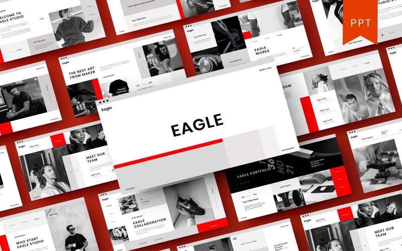 Eagle - Sjablonen PowerPoint presentatie