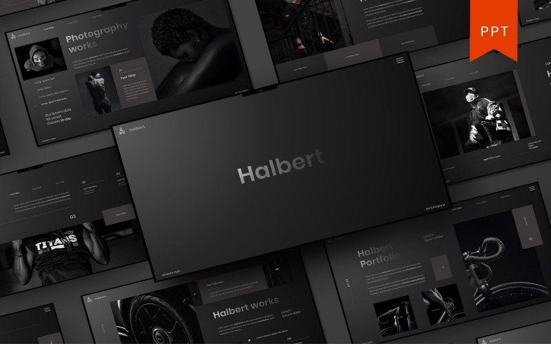 Halbert - İş PowerPoint Şablonu