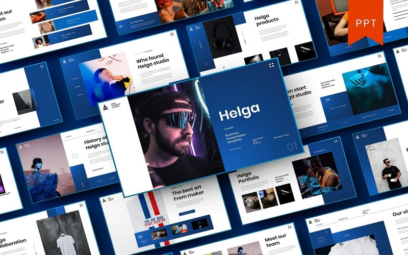 Helga – Modèle PowerPoint d'entreprise