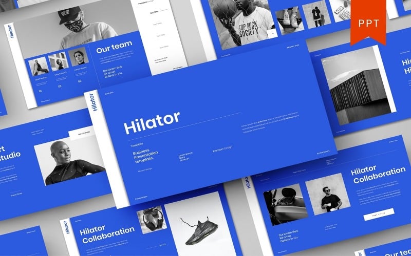 Hilator — Biznes Szablony prezentacji PowerPoint