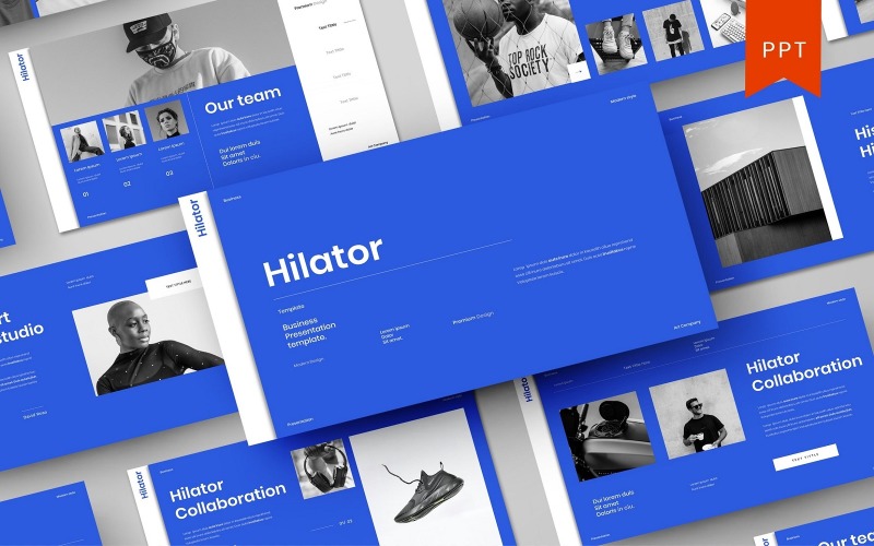 Hilator – Modèle PowerPoint d'entreprise