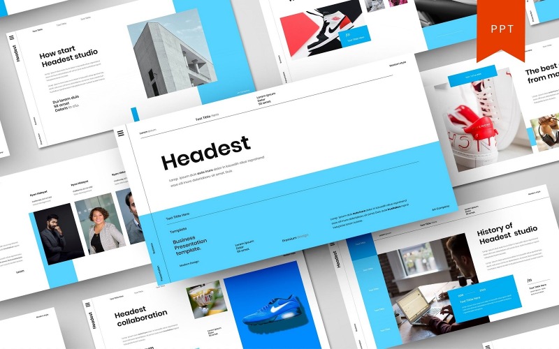 Hlava – šablona Business PowerPoint